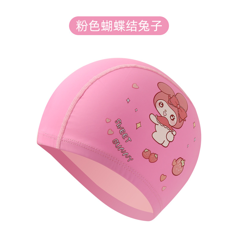 Fuchsia rabbit with bow, hat