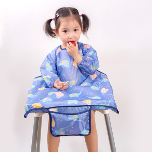 One-piece Dining Chair Cover Summer Baby's Self-eating Dining Blouse Waterproof Dirty-proof Children's Anti-dressing Rice Pocket