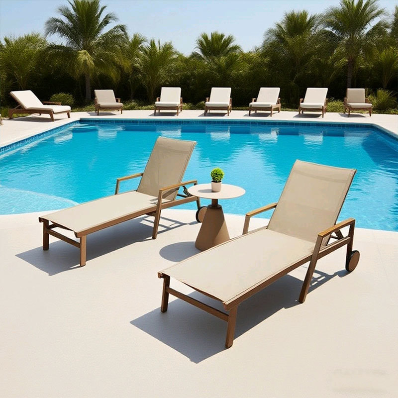 Cama al aire libre sillón junto a la piscina sillón al aire libre balcón terraza terraza sillón de playa impermeable