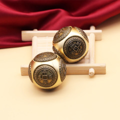 手把件桌面擺件旋轉小圓形六面轉指尖陀螺馬上胡贏錢趣味減壓神器