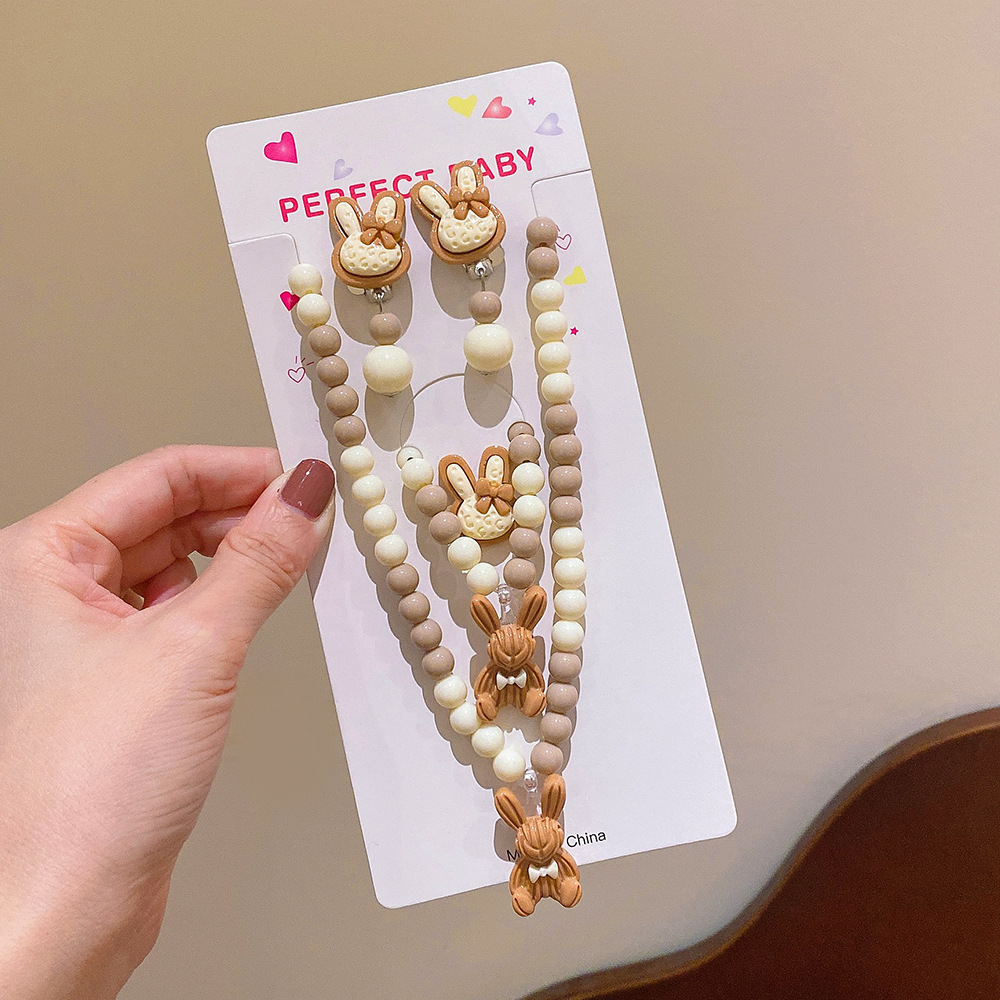 Fashion Cartoon Flower Arylic Resin Handmade Kidu0027S Pendant Necklace