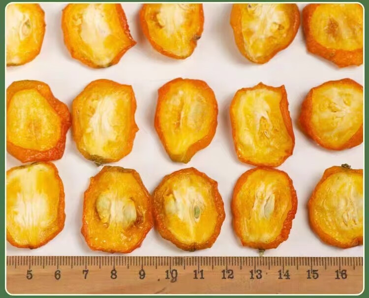 Dried Kumquat Slices 500g Jin Ju Gan Natural Sun-Dried Fruit for Tea Infusions and Snacking preparation