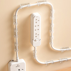 Wire fixer network cable wiring artifact without drilling wire processor line clip data cable clamp self-adhesive type