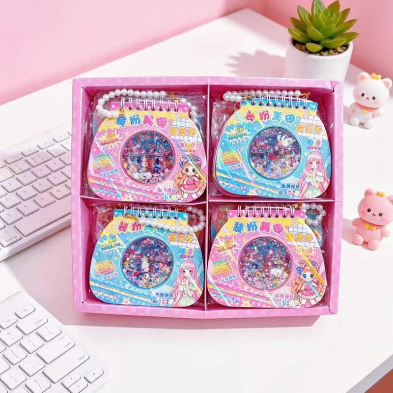 Cartoon Princess Nail Art Floating Bead Curtain Book Children's DIY Nail Art Dress-Up Book Girls' Educational Sticker Wholesale Cartoon Princess Nail Art Floating Bead Curtain Book Children's DIY Nail Art Dress-Up Book Girls' Educational Sticker Wholesale