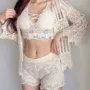 海边清凉款镂空休闲防晒衣