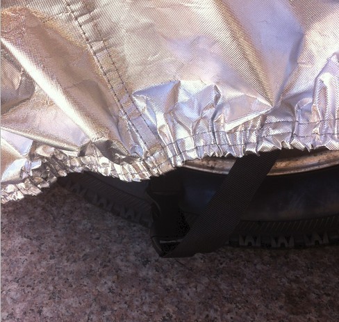Aluminum Foil Sun Protection Car Rainproof and Dustproof Electric Car Cover Scooter Car Cover Manufacturer Supply