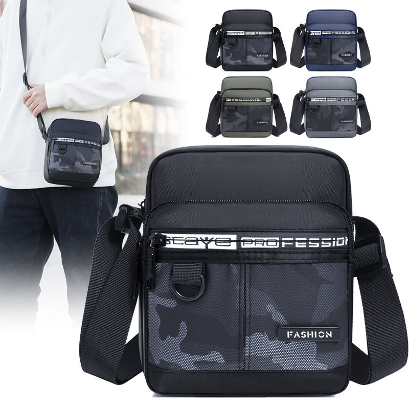 Men's Crossbody Bag, Lightweight Backpack for Dad's Travel, 2026 New Fashionable Portable Single-Shoulder Men's Small Sling Bag Wholesale