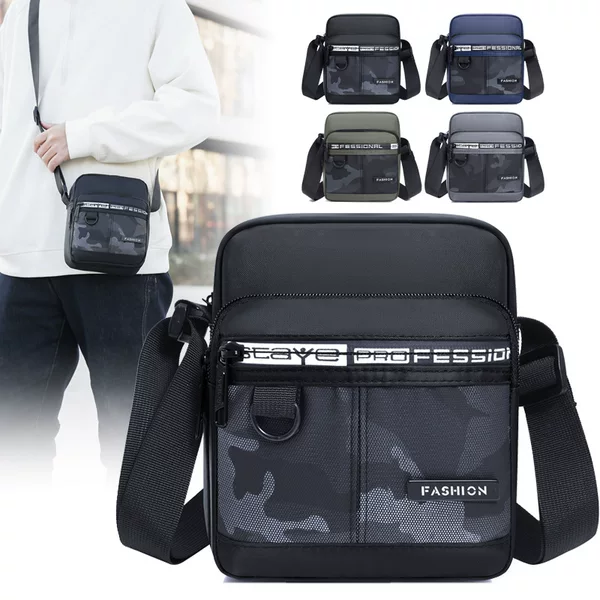 Men's Crossbody Bag, Lightweight Backpack for Dad's Travel, 2026 New Fashionable Portable Single-Shoulder Men's Small Sling Bag Wholesale