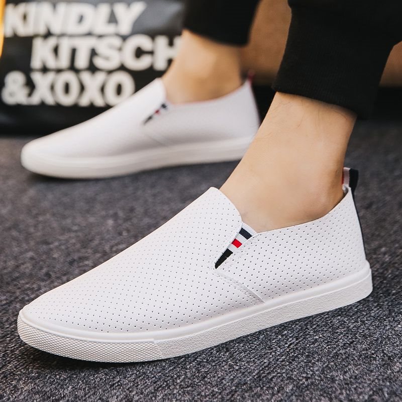 Men's Shoes, Men's Summer Breathable Shoes, Versatile and Trendy, Suitable for Work and Office, Men's Mesh Hollow Student Sports and Casual Shoes