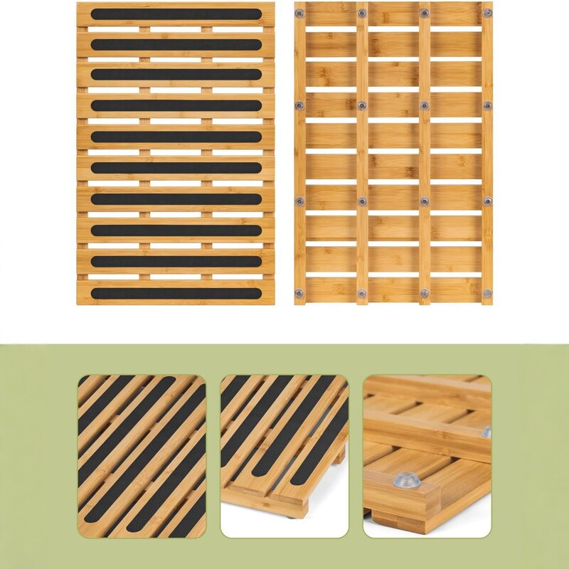 Wooden Bathtub Foot Mat, Bathroom Shower Mat, Wooden Floor Mat, Beauty Salon Spa Foot Mat Wooden Bathtub Foot Mat, Bathroom Shower Mat, Wooden Floor Mat, Beauty Salon Spa Foot Mat