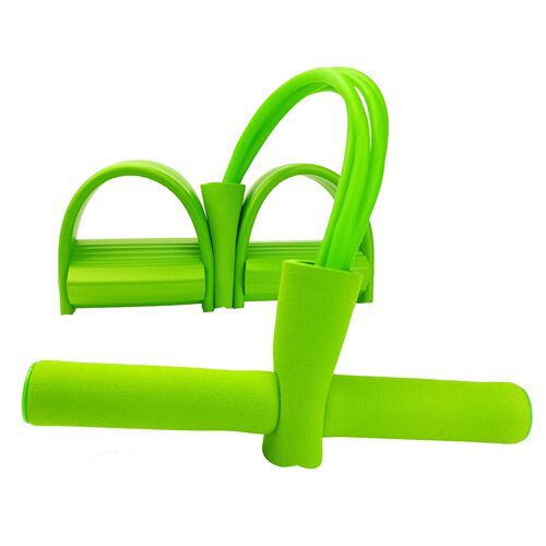 Sit-up assistive device, home use for girls to lose weight and slim belly, tension rope, four-prong foot pedal tensioner wholesale