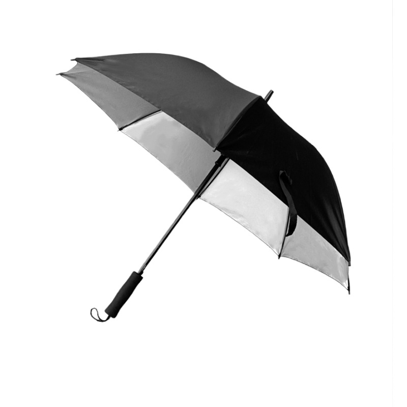 Paraguas de Golf Ejecutivo Grande de Fibra y Madera Maciza, Automático, Resistente al Viento, para Golf y Negocios