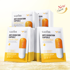 Cross-border foreign trade SADEOR Vitamin C Antioxidant Brightening Capsule Mask Hydrating, Moisturizing, Delicate and Rejuvenating Wholesale