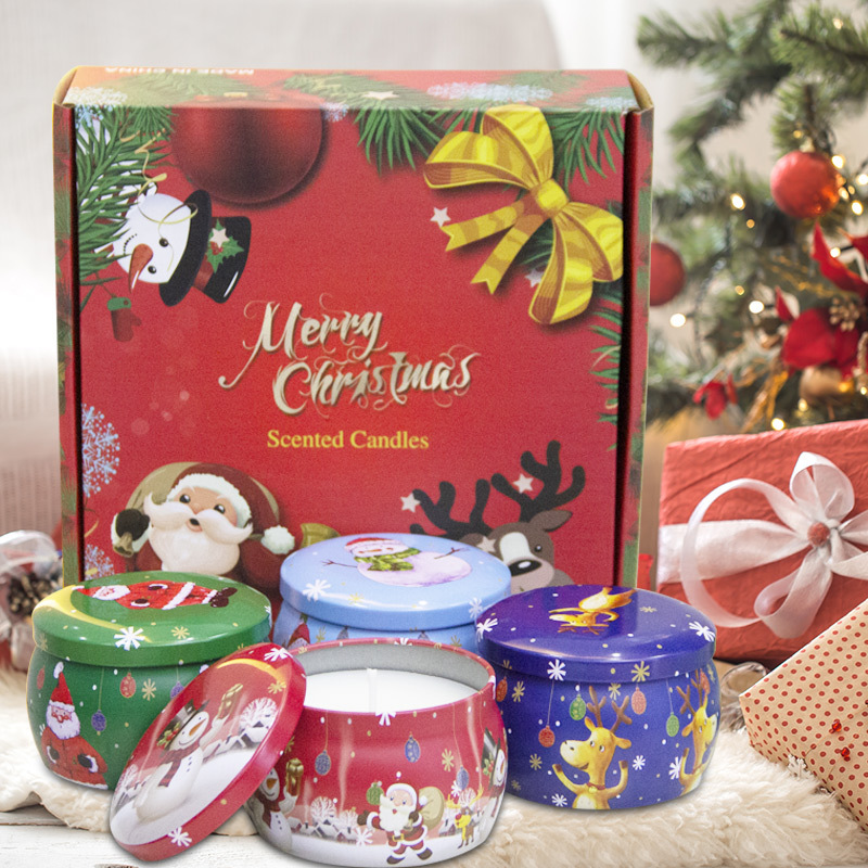 Scented candle gift box set soybean wax crossborder candle wholesale