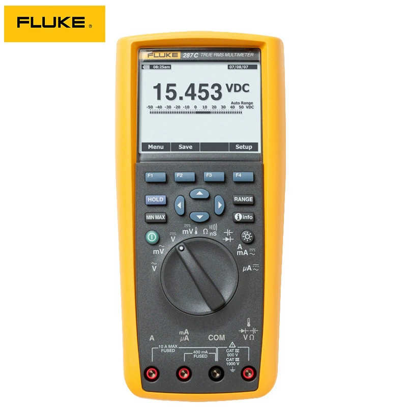 Мультиметр Fluke F287C/FVF, высокоточный многофункциональный измерительный прибор, ручной мультиметр F289C/FVF