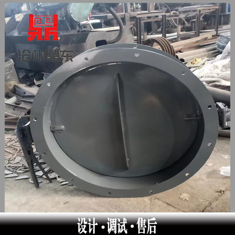 厂家 手动风阀催化燃烧废气处理 手动圆风门碳钢材质 止回阀
