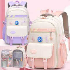 school bag 新款兒童雙肩背包3-6年級減負護脊邵東小學生書包批發