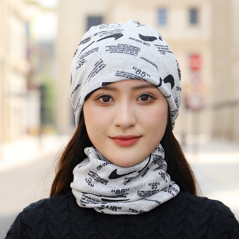 防寒保温百変マフラーの頭と秋冬の山の帽子はカシミヤの二重の多機能の頭巾の男女のねじれの帽子をまねます。|undefined