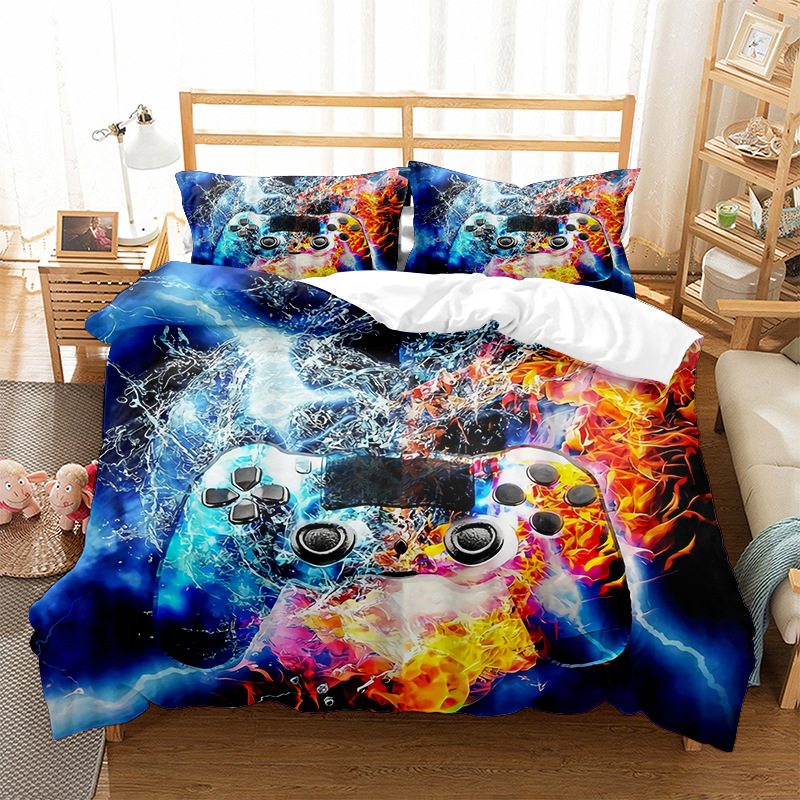 Spēļu kontroliera mobilās spēles elementu dizaina raksts 3D digitālā druka trīs daļu komplekts var tikt izdrukāts_voghion.com