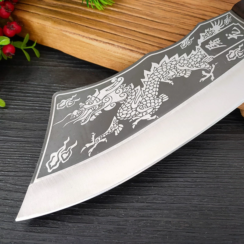 Forging stainless steel outdoor agricultural sickle cutting firewood knife cutting tree cut grass and open mountain knife