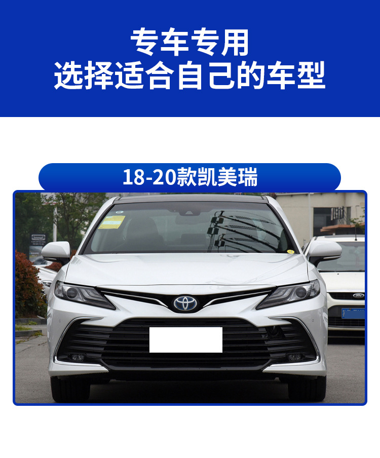 For 18-23 Toyota Camry Rearview Mirror Housing Exterior Reversing Lens Frame Turn Signal Accessories High Quality