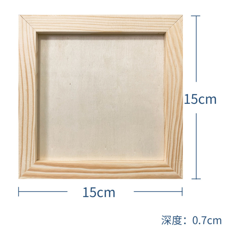 粘土額縁松材超軽量粘土無垢材子供 DIY 手作りクリエイティブカラー泥フォトフレームディスプレイフレーム|undefined