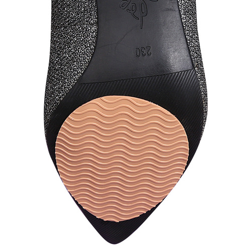 Sole anti-slip stickers, high-heeled shoes forefoot sound-absorbing wear-resistant anti-slip pads, water ripples, self-adhesive shock-absorbing sole protection stickers