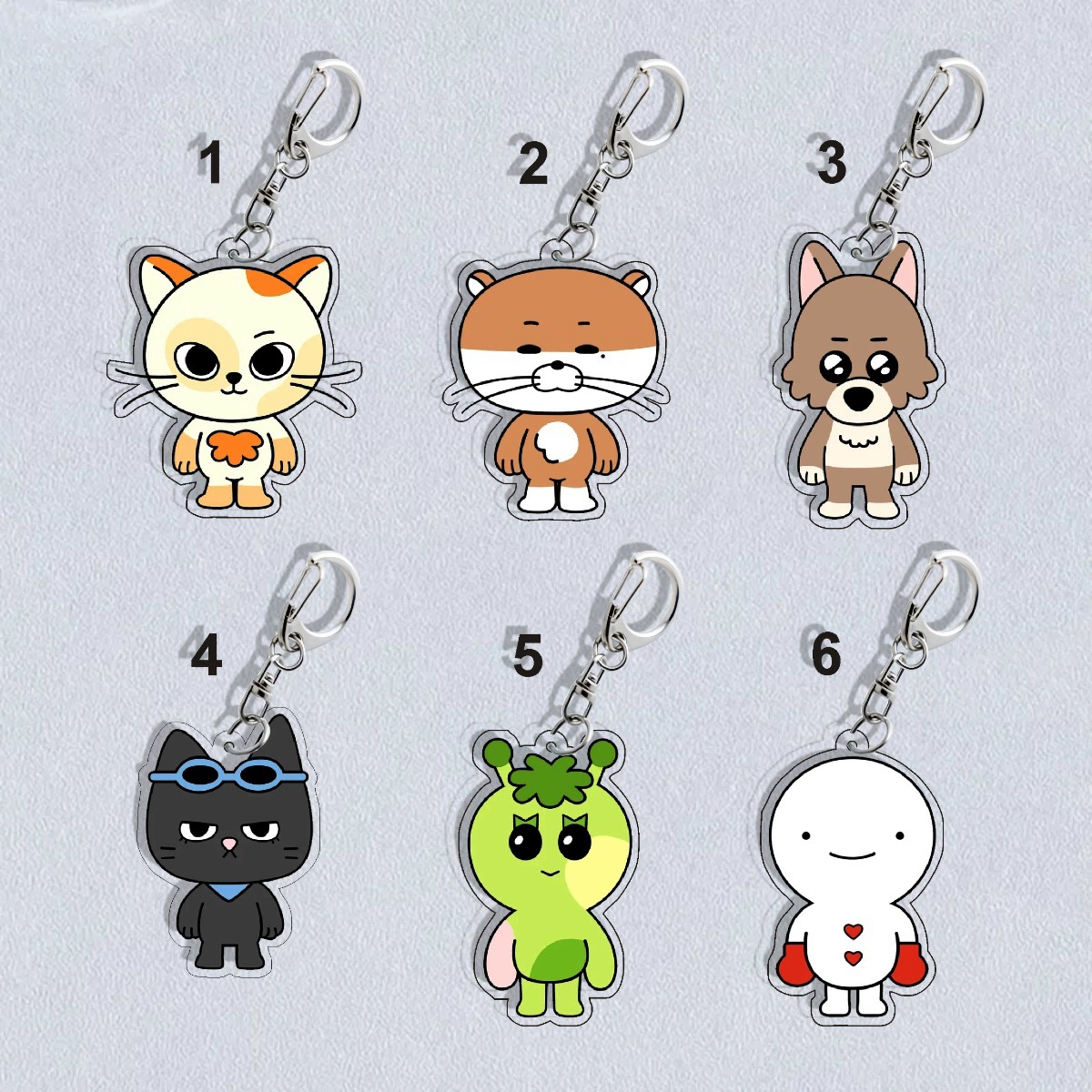 BOYNEXTDOOR peripheral BBNEXDO pendant IWOO bag acrylic school bag keychain 1251