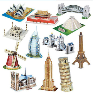 �羳���������Bģ�ͼ���3d���wƴ�D ��ͯ����diyƴ�bƴ�����