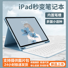 适用iPad苹果平板电脑蓝牙键盘保护套全包磁吸壳789代air3pro10.2