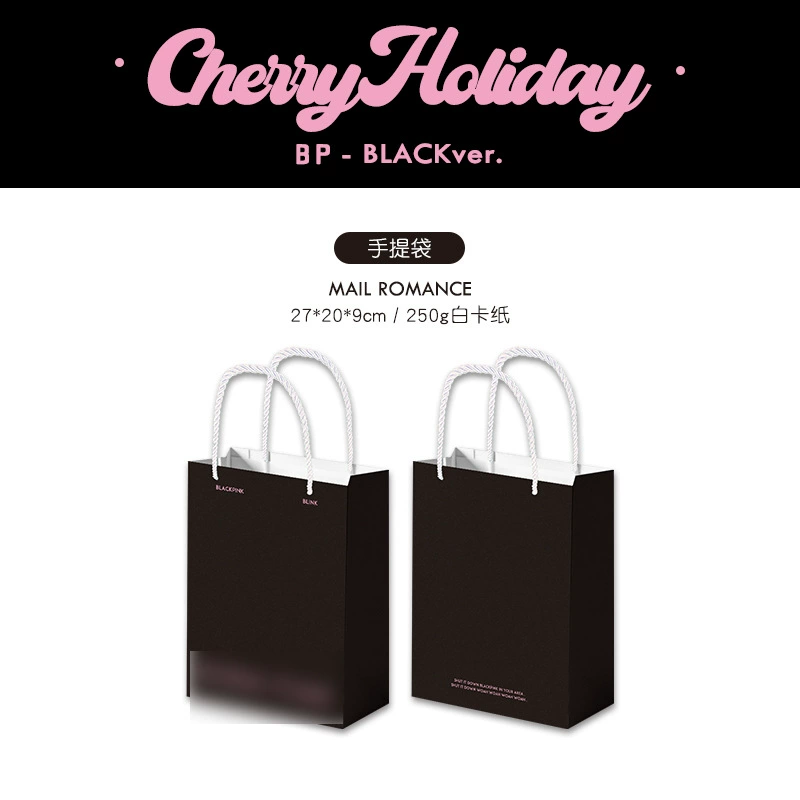 BP Розовая чернила периферия [Cherry Holiday] Возвращение к памятной открытке Xiaoca Ming текст открытки карточка-флеш-карта