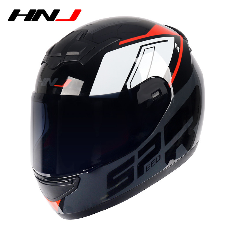 Motosiklet kaskı (dəbilqə) — Universal Full Face Helmet - red-carbon-fiber-s