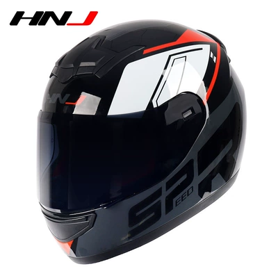 Motosiklet kaskı (dəbilqə) — Motorcycle Helmet, All-Season Universal Motorcycle - black-red-shark-black-s