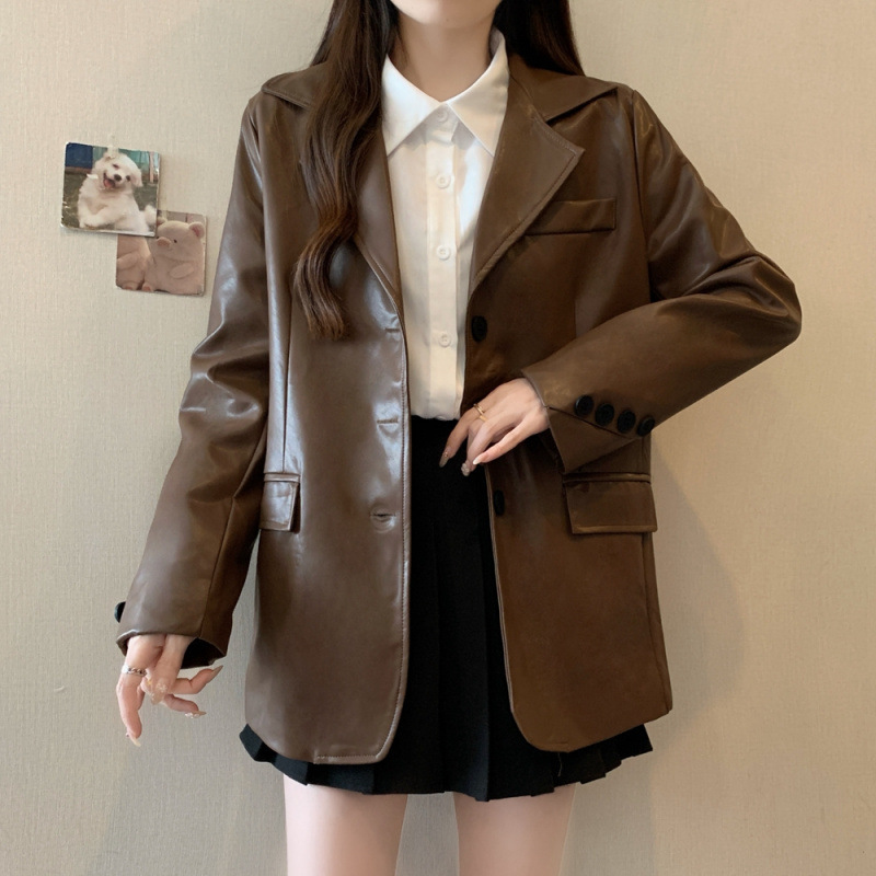 実拍秋冬服大サイズ女装ファッション英倫風小スーツ高級感スーツコートMから4xl 200斤|undefined
