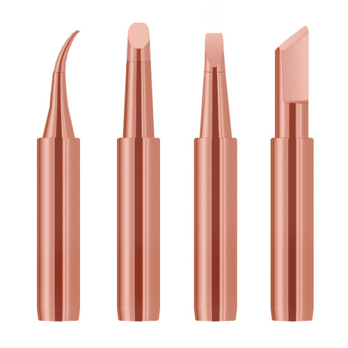 Pure copper soldering iron tip, lead-free, eco-friendly, constant-temperature soldering tip 900M-T-K, made of copper