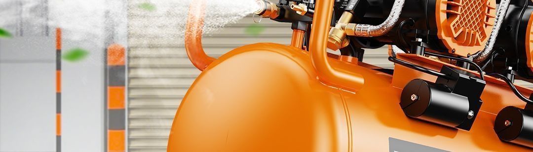 Industrial-grade high-power oil-free air compressor 220V small low-noise portable air pump