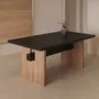长方形实木家庭简约餐桌