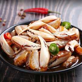 醉蟹钳麻辣生蟹脚480g/280g含汤香辣花蟹钳蟹爪沙蟹捞汁小海鲜