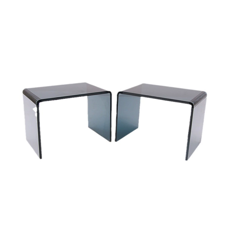 Acrylic U‑Shaped Elevated Storage Rack, Thickened Load‑Bearing Shelf for Desktop & Fridge