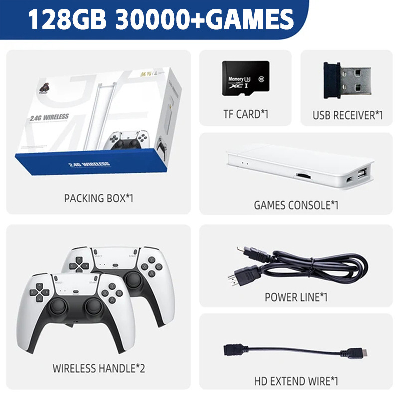 Transfronterizo actualizada m15 consola de juegos inalámbrica HD 2.4GI doble contra jugador consola de juegos de televisión doméstica HD nostálgica image 9
