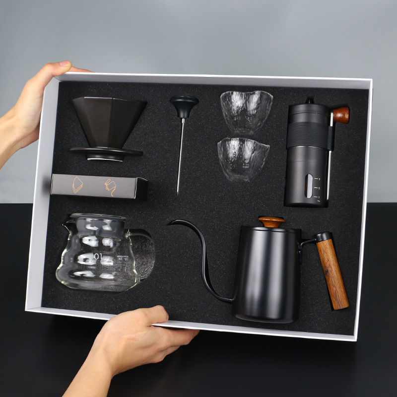 Caja de regalo para cafetera de café de cafetera