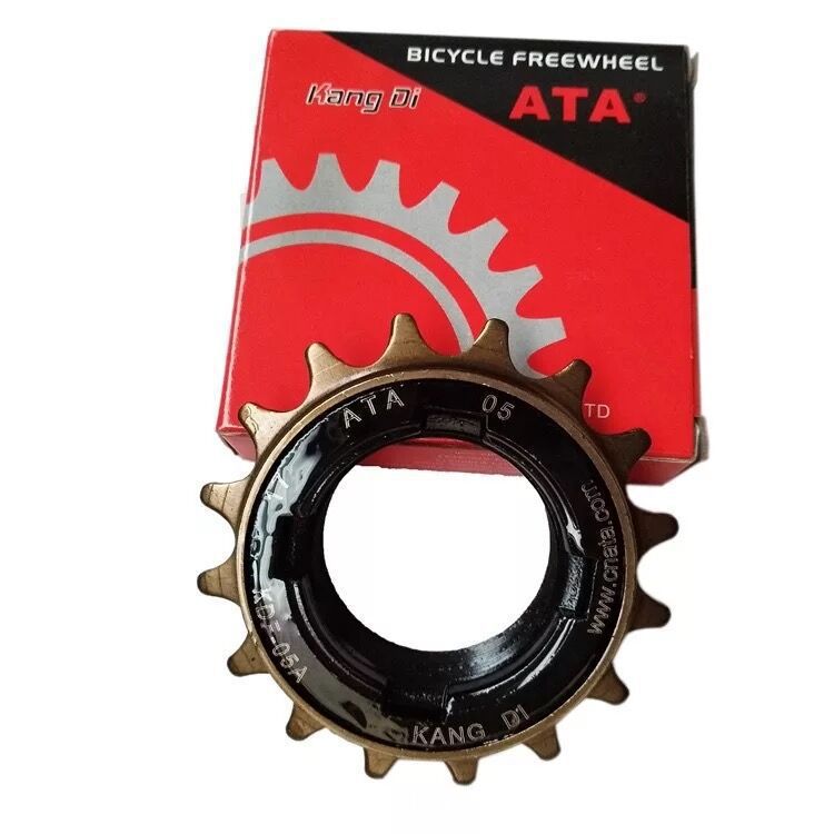 ATA Bicicleta Vehículo eléctrico de una sola pieza volante de una sola velocidad 16-Tooth/18t volante de diente completo bidireccional activo volante de una sola pieza