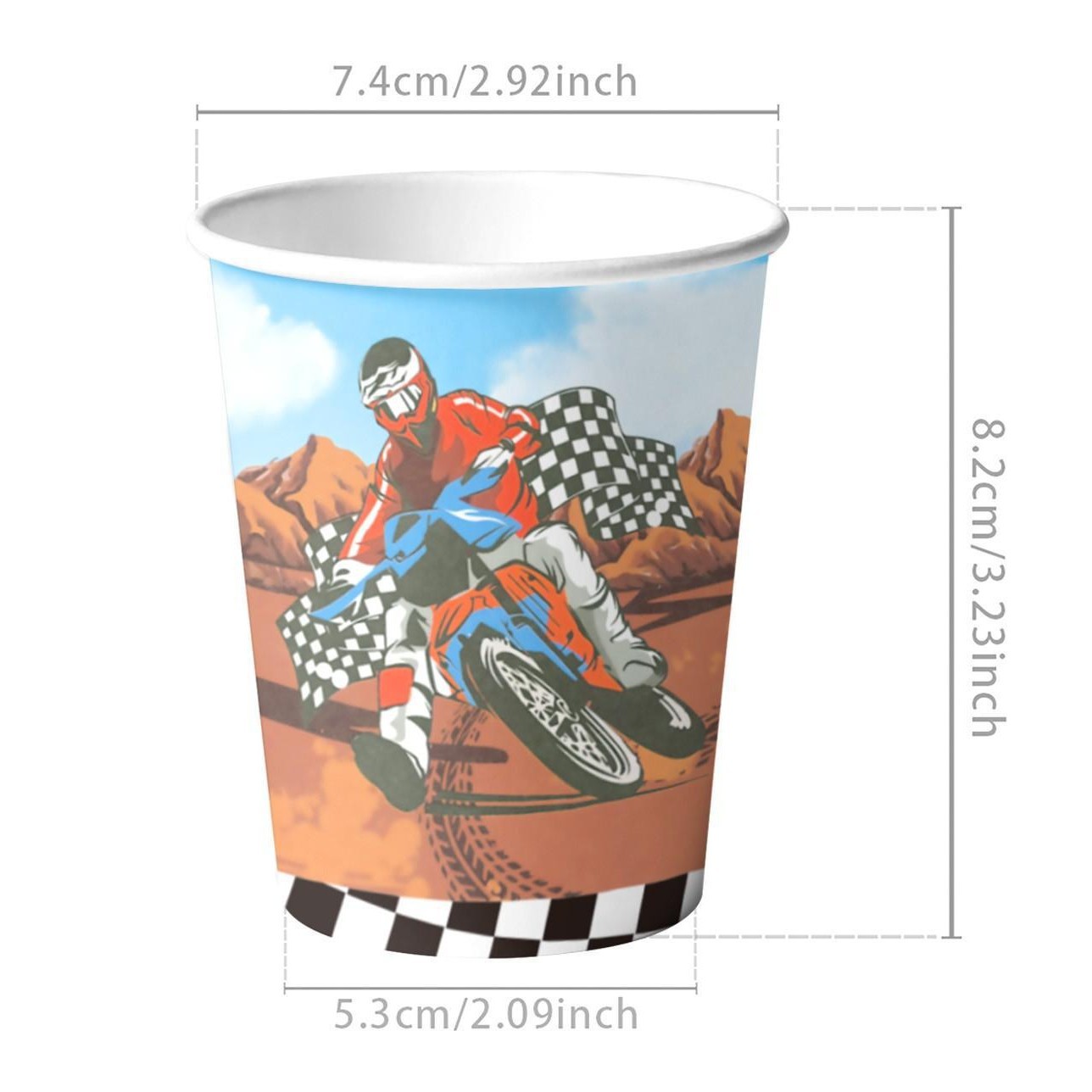오토바이 종이컵-20PCS