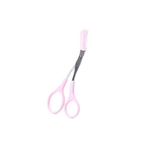Eyebrow trimming scissors set with eyebrow comb beauty scissors for beginners eyebrow trimmer Korean insert card packaging