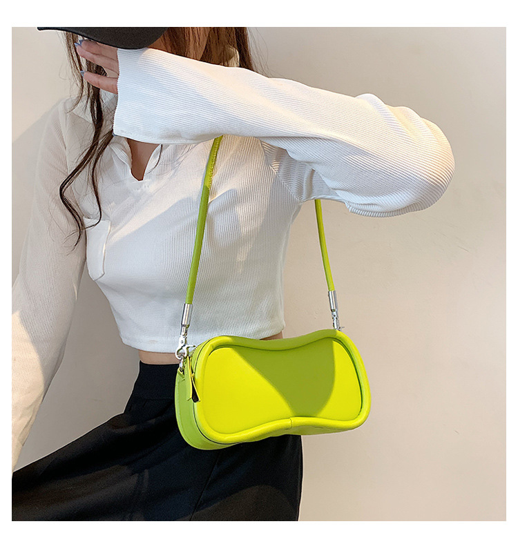 Nouveau Mode Petite Capacité Solide Couleur Aisselles Une Épaule Sac display picture 32