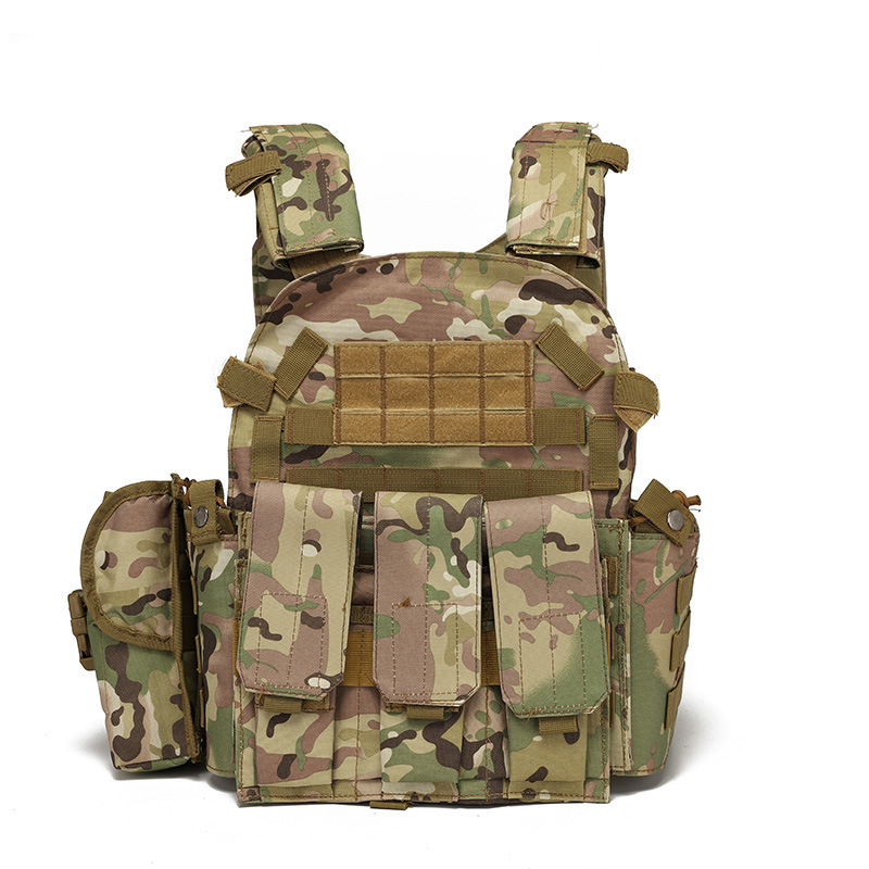 Transfronterizo 6094 táctica de pollo MOLLE chaleco multifuncional ligero CS chaleco de camuflaje de soldados especiales