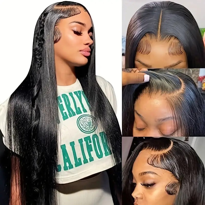 Women's Elegant Casual Holiday High Temperature Wire Centre Parting Long Straight Hair Wigs display picture 2