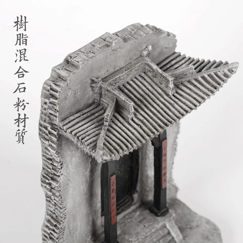 Креативная архитектурная модель ворот в стиле Шаньси, китайское классическое украшение для рабочего стола, украшение для микроландшафта, Сямэнь