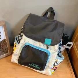 男儿童幼儿园小学手提书包可爱卡通米奇老鼠双肩包女生包抽绳背包