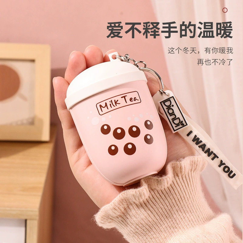 Milk tea, small handheld hand warmer, wholesale, Birthday gift